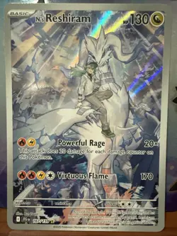 Pokemon TCG N's Reshiram Holo Card 167/159 Sv09: Journey Together Illustration - Image 1