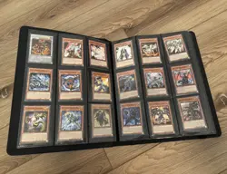 Konami Yu-Gi-Oh! TCG Mixed Card Lot Omni Dragon Brotaur Blue Binder - Image 1