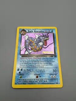 Dark Gyarados 8/82 Pre Release Team Rocket Holo Rare Pokemon Card - Image 3
