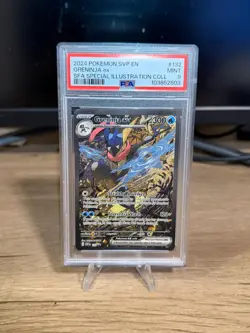 Greninja ex 132 Sv: Scarlet & Violet Promo Card (PSA 9) - Image 1