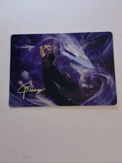 Cloud’s Limit Break Art Card (Gold-Stamped Signature) - Art Series: FINALFANTASY - Image 1