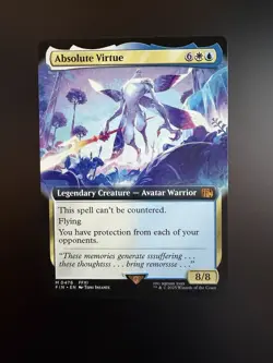 MTG Final Fantasy English Absolute Virtue Extended Art 0476 Non-Foil - Image 1