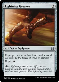 MTG Lightning Greaves [Modern Horizons 3 Commander] Near Mint Magic - Image 1