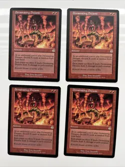 MTG Torment 4x Devastating Dreams *Rare* Magic MtG NM Never Played - Image 1