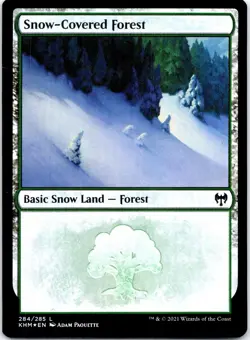 Snow-Covered Forest () L Kaldheim 284 MP - Image 1