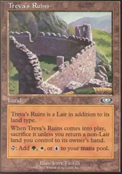 Mint/Near-Mint, English - 1 x MTG Treva's Ruins - Foil Planeshift - Image 1