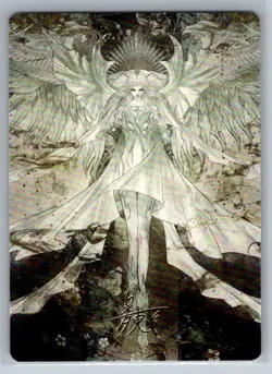 Hydaelyn, the Mothercrystal Gold Stamp Art Final Fantasy Magic the Gathering MTG - Image 1