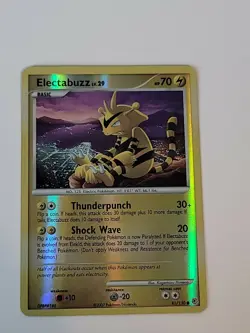 Pokemon TCG Electabuzz Diamond & Pearl 81/130 Reverse Holo Common - Image 1