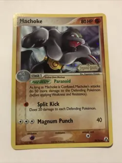 Machoke 39/92 Legend Maker Reverse Holo Stamped Pokemon TCG - Image 1
