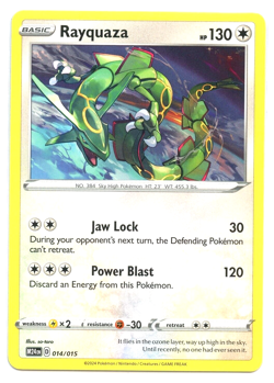 2025 McDonald’s Pokemon Dragon Discovery - M24EN - Rayquaza - 014/015 NM* - Image 3