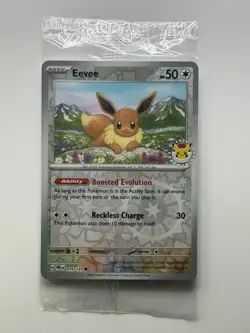 UK Exclusive Eevee 074/131 Pokemon Center Day 2025 Promo SEALED - Image 1