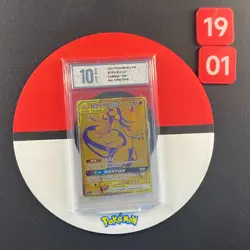 Mewtwo & Mew GX UR - Pokemon S-Chinese cards Sun & Moon CSM2bC-188/150 Grade10 - Image 1