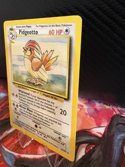 1999 Pokemon Base Set Pidgeotto 22/102 WOTC Vintage LP+ NM- Clean Front - Image 3