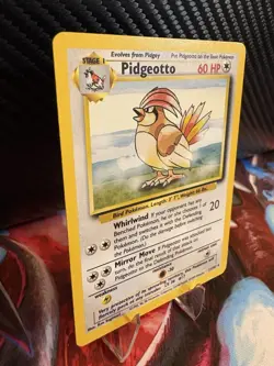 1999 Pokemon Base Set Pidgeotto 22/102 WOTC Vintage LP+ NM- Clean Front - Image 4