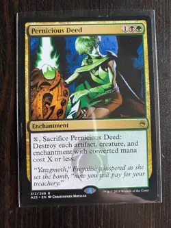 Pernicious Deed - Magic: Masters A25 Regular Non-Foil MP - Image 1