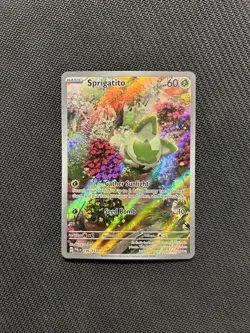 Pokemon TCG Sprigatito 196/193! NM Condition! See Description! - Image 1