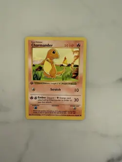 1999 POKEMON GAME #46 CHARMANDER 1ST EDITION - Image 1