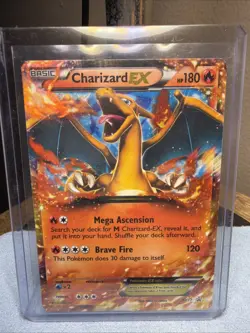 2014 Pokemon TCG Charizard EX XY Black Star Promos XY17 Holo Promo - MP - Image 1