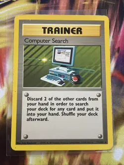 Computer Search 71/102 Rare Base Set Unlimited Multi Item Discount MP - Image 1