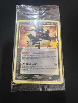 Sealed Gold Star Greninja SWSH144 - Pokemon SWSH Promo 25th Anniversary NM 2021 - Image 1