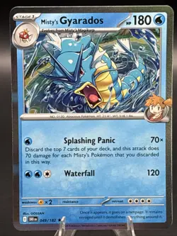 Pokemon TCG -Misty's Gyarados - 049/182 - SV10: Destined Rivals - Holo - Image 1
