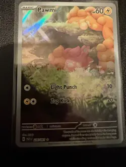 PAWMI 226/091 ILLUSTRATION RARE PALDEAN FATES POKEMON NM/M - Image 1