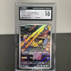 Pikachu AR 173/165 - CGC 10 Gem Mint - Pokemon 151 sv2a TCG - Image 1