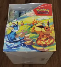 Pokemon S&V Prismatic Evolutions 10 Mini Tin Retail Display - Factory Sealed - Image 2
