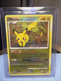 Pikachu 94/123 Reverse Holo Stamped DIAMOND & PEARL Pokemon TCG - Image 1