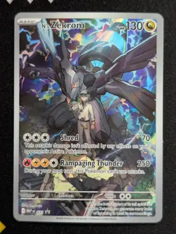 N's Zekrom - 031 ME: Mega Evolution Promo Pokemon NM Holo - Image 1