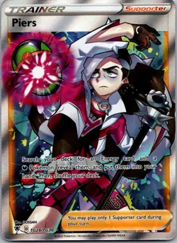 Piers TG28/TG30 - Astral Radiance Trainer Gallery Ultra Rare Pokemon TCG NM - Image 1