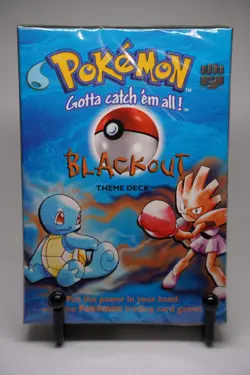 Blackout Theme Deck Pokemon Wizards of the Coast Factory SEALED 1999 Base set - Image 1