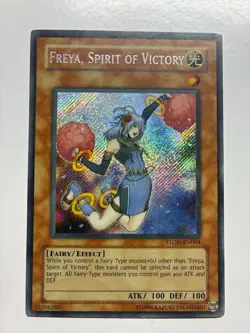 USA Seller Yugioh FREYA, SPIRIT OF VICTORY SECRET RARE STON-EN064 HOLO BLEED VLP - Image 1
