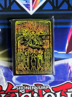 Yugioh Yellow Tablet Sleeves God Box 70ct - Image 1