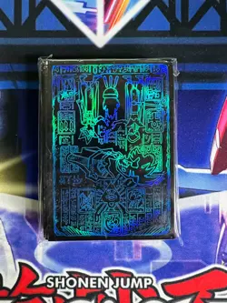 Yugioh Blue Tablet Sleeves God Box 70ct - Image 1