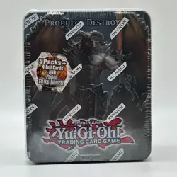 Yugioh 2012 Prophecy Destroyer Tin Factory Sealed - Image 1