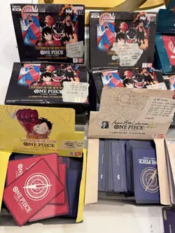 One Piece Trading Card Game 15 Boxes Of Bulk Cards 3500+ Lot Cards With Leader - Image 2