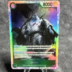 One Piece Jinbe Holo Character OP11-031 6 Cost 8000 Power Card - Image 1
