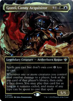 Gonti Canny Acquisitor NM* FOIL BORDERLESS Outlaws Thunder Junction -UnltdCards - Image 1
