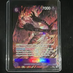 Bandai King Character Card EB04-031 7000 Power 6 Cost One Piece CCG Holo - Image 1