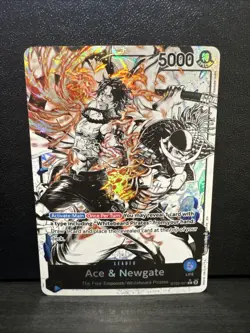 Ace & Newgate ST22-001 Alternate Art Leader Starter Deck 22 One Piece NM - Image 1