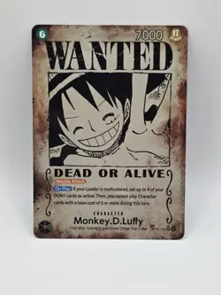 Bandai One Piece CCG Monkey.D.Luffy OP13-118 Carrying on His Will SP Double Att… - Image 1