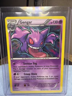 Pokemon Gengar TCG XY Breakthrough Holo Rare Card 60/162 (Cosmos) - Image 1