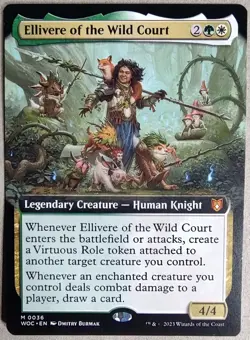 Ellivere of the Wild Court - WOC - Ex Art - NM - Free Shipping - MTG - - Image 1