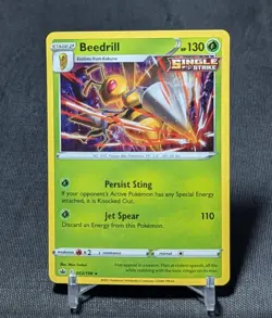 Beedrill Holo Rare Grass SWSH - Chilling Reign Pokemon TCG Card 003/198 - Image 1
