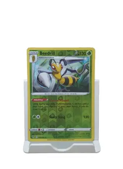 Beedrill 003/185 Reverse Holo Rare Vivid Voltage Pokemon Card - Image 1