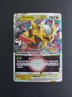 Pokemon TCG Giratina VSTAR 131/196 Prize Pack Series Cards Lost Origins LP - Image 1