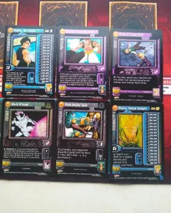 Dragon Ball GT alt foil , CCG, 8 Card Lot Vegeta, kid Goku limited edition - Image 1