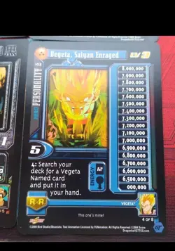 Dragon Ball GT alt foil , CCG, 8 Card Lot Vegeta, kid Goku limited edition - Image 2