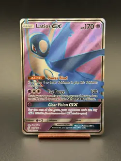Pokemon Latios GX Full Art Ultra Rare TCG Card 223/236 Unified Minds - Image 1